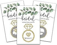 Vista 9 de Tarjetas de juego para raspar para despedida de soltera, boletos de lotería nupcial de hierba de las Pampas, ideas de juegos de despedida de soltera