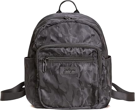 Jadyn Mini Backpack for Women, Small Backpack Purse for Women, Mini Travel Bag, 8.5 Liter Daypack, Millie Backpack with Cute Designs Abstract Black