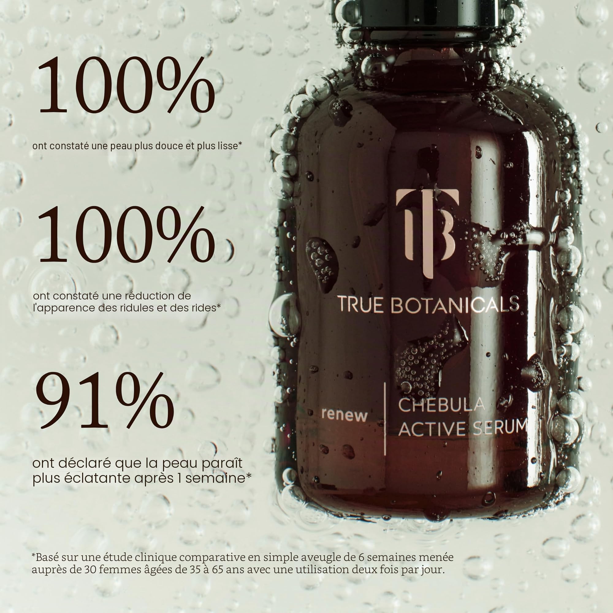 True Botanicals - Sérum naturel Chebula Active | Soin de la peau propre, non toxique et naturel (30 ml)