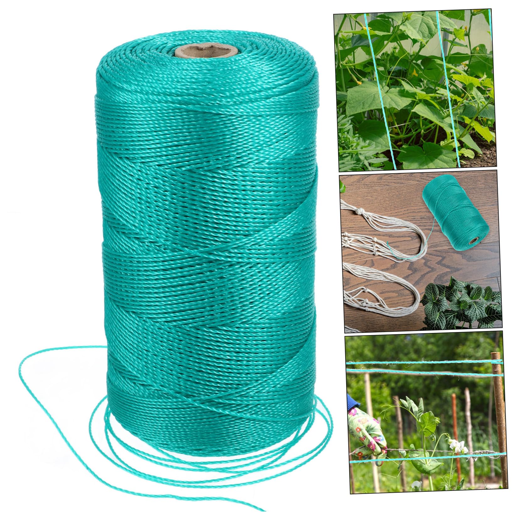 VICASKY Corda da Giardino in Polietilene e Nylon Fili Verde Resistente alla Trazione e Corrosione per Piante Rampicanti Rete da Pesca e Legatura Agricola Unico Multiuso