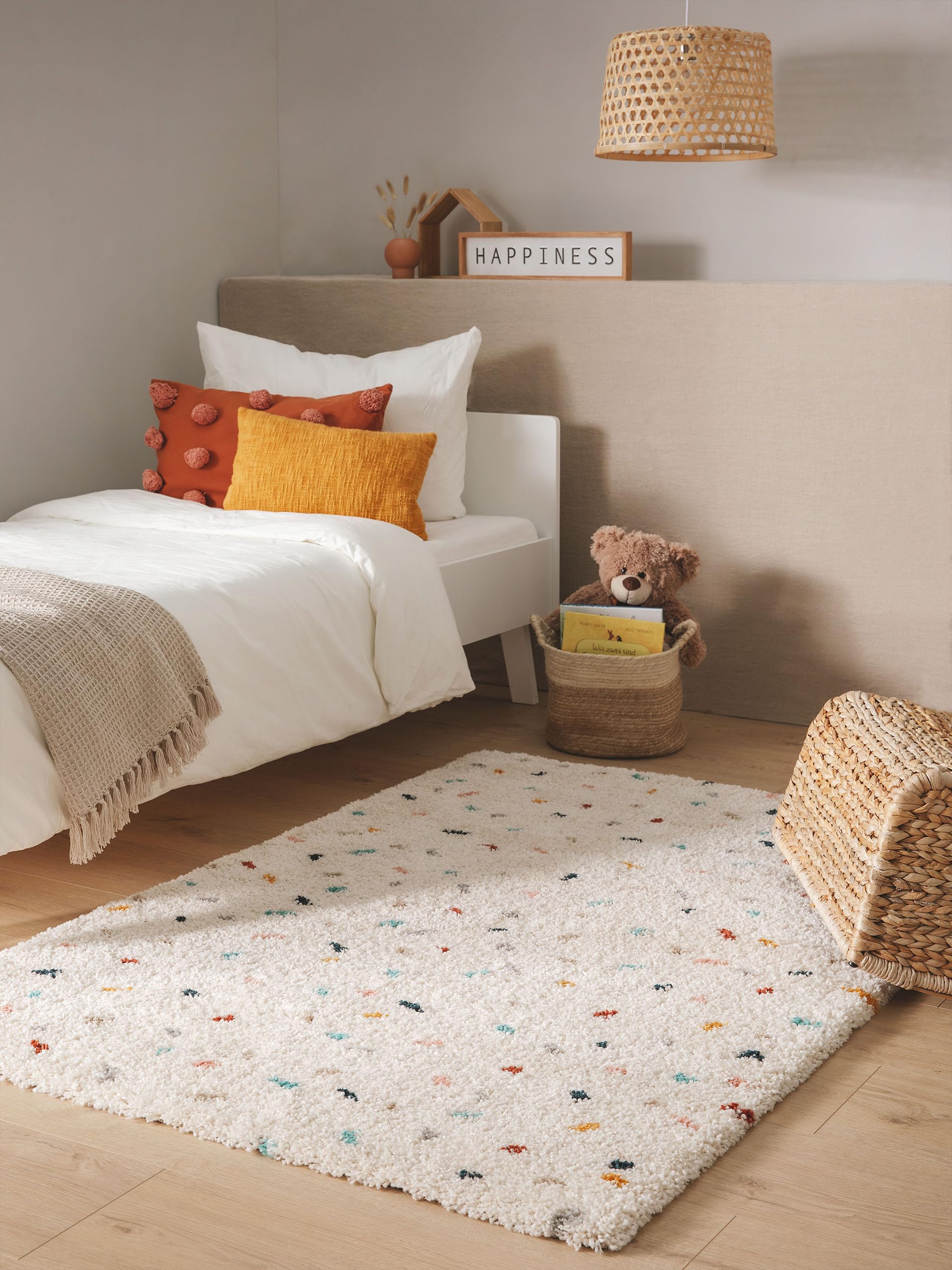 Ontdek Shaggy vloerkleed Whisper Beige/Lichtbruin in diverse maten Ontdek Shaggy vloerkleed Whisper Beige/Lichtbruin in diverse maten