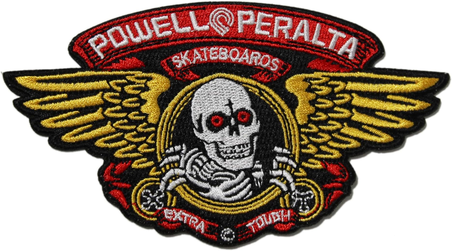 Skateboard Patch Winged Ripper Embroidered Iron/Sew On