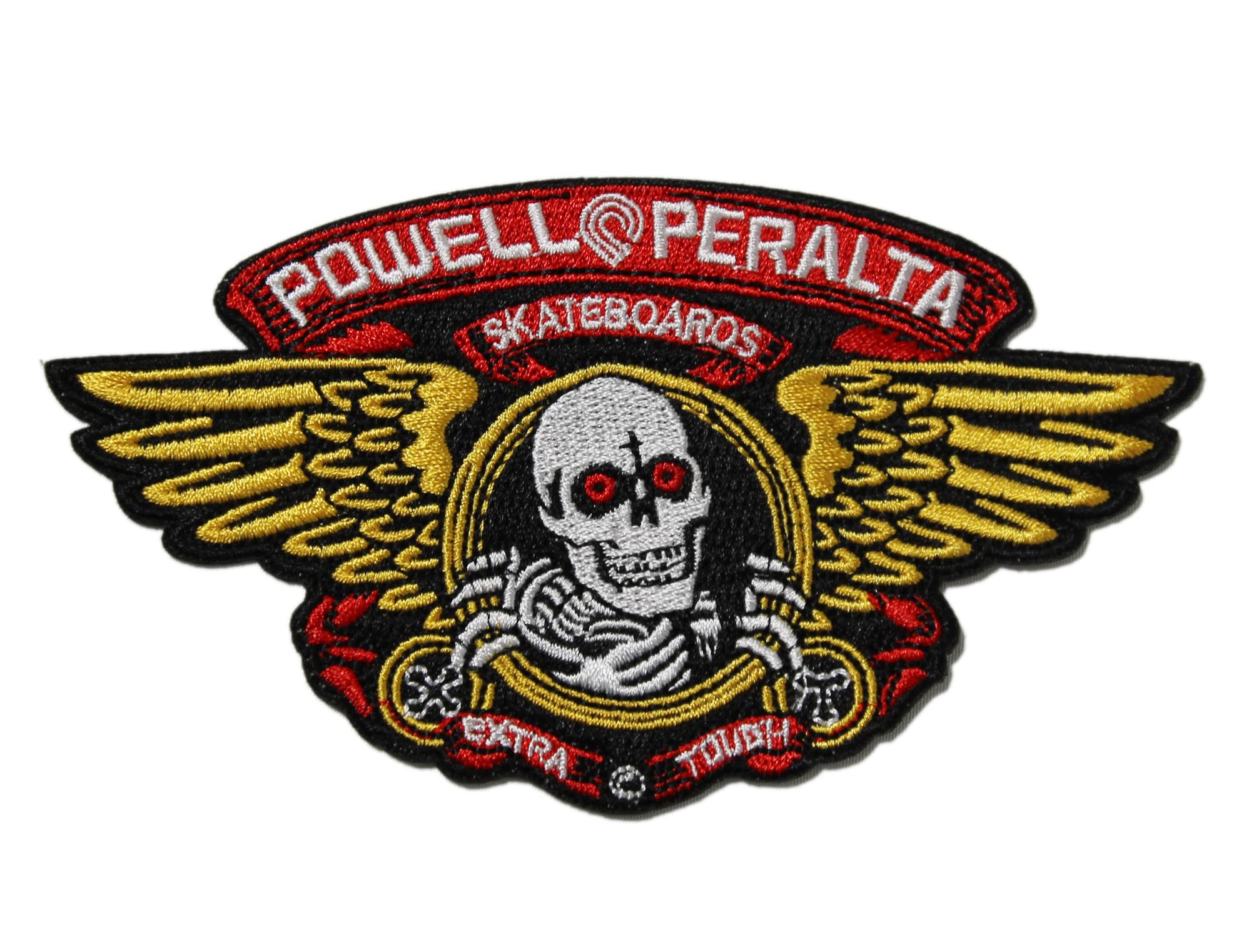 Powell Peralta Skateboard Patch Winged Ripper Embroidered Iron/Sew On
