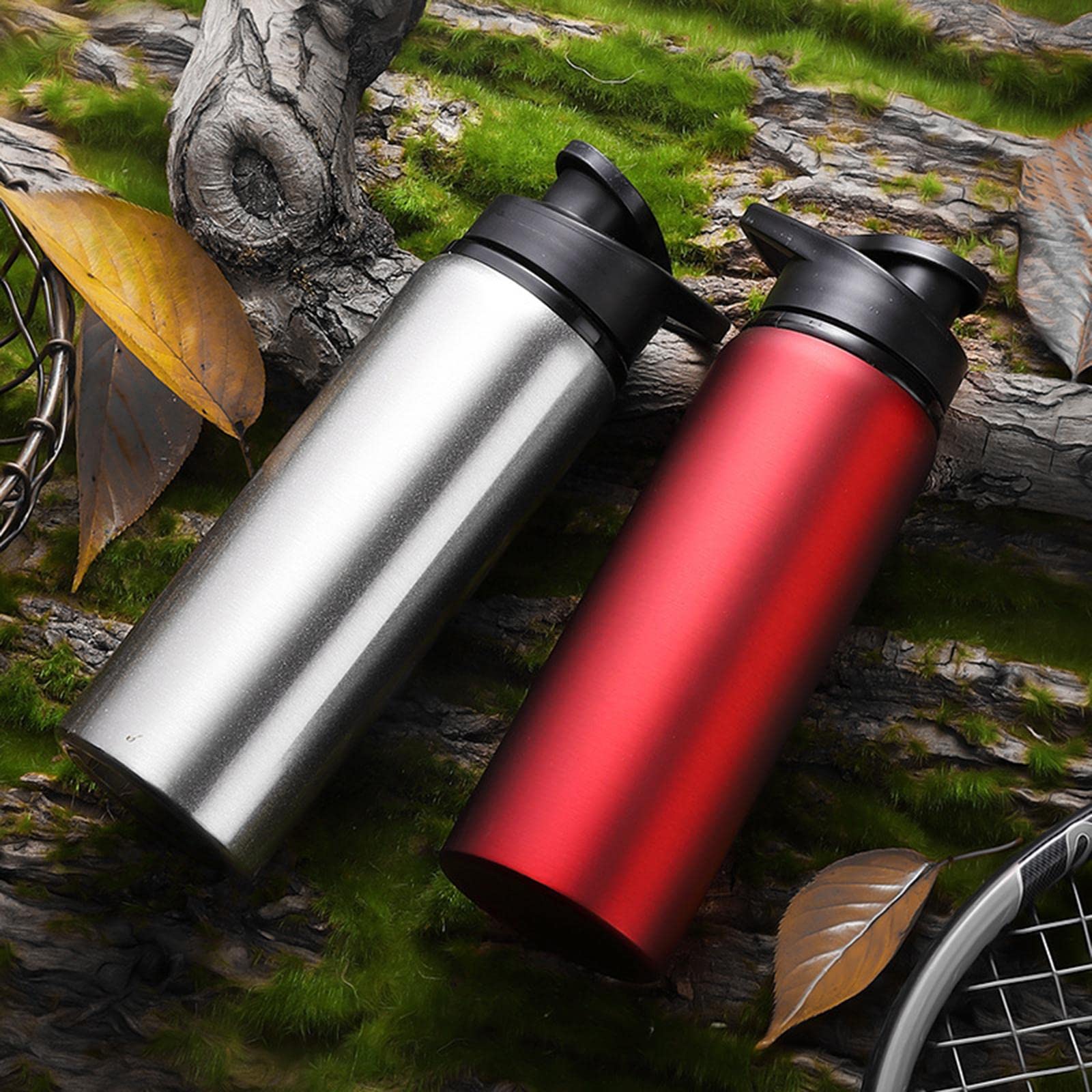 700ml Mountain Bike Bicycle Bottle Cycling Gym Sports Water Drink Bottle Silver | Sporting Goods | Cycling | Bicycle Accessories | Other Bicycle Accessories-image-37