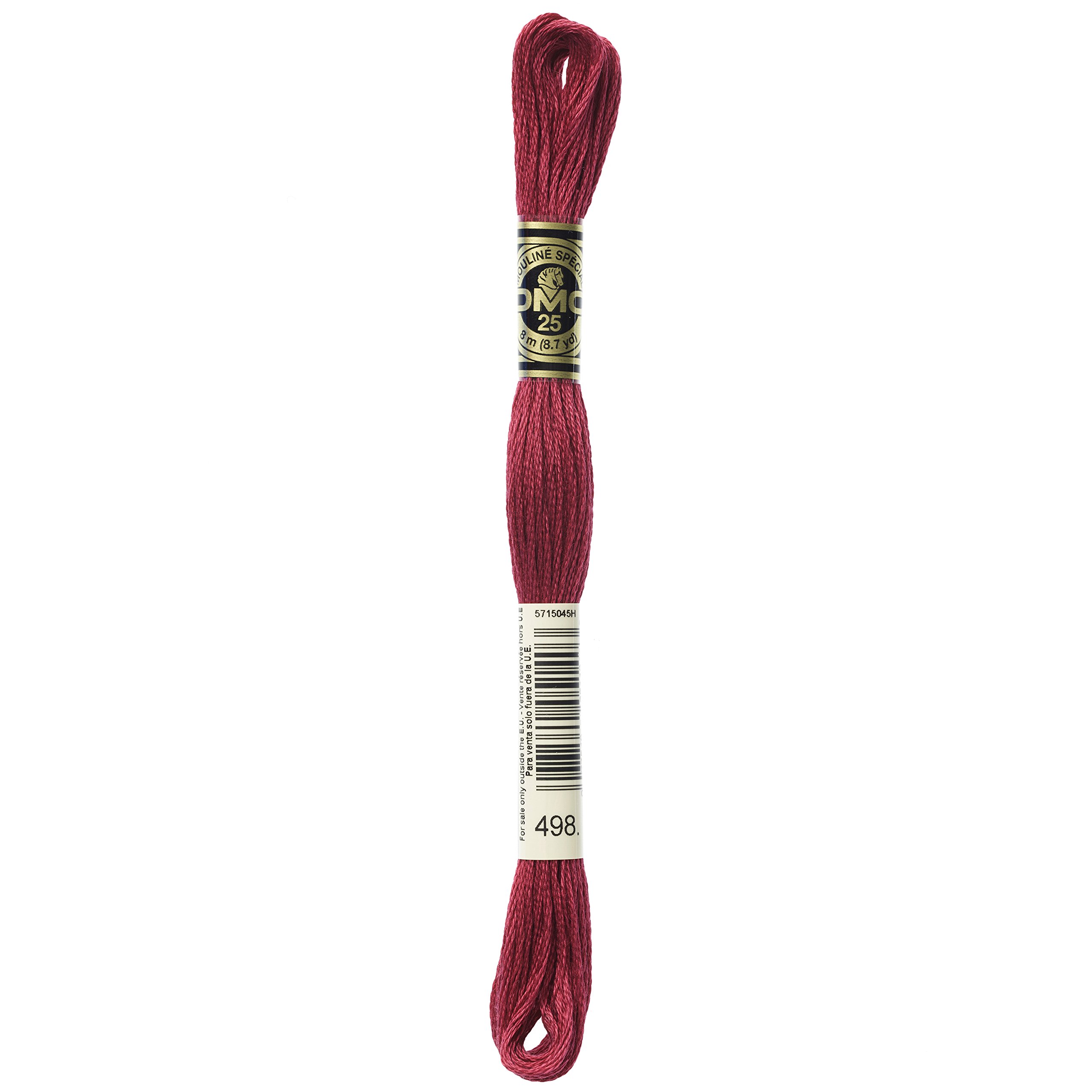 DMG Plaid Cotton Thread, Variegated for Stitching, 8 Metres Coloris 498