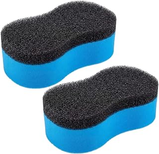 Power Shower Horse Sponge for Horses, (2, Black & Blue)