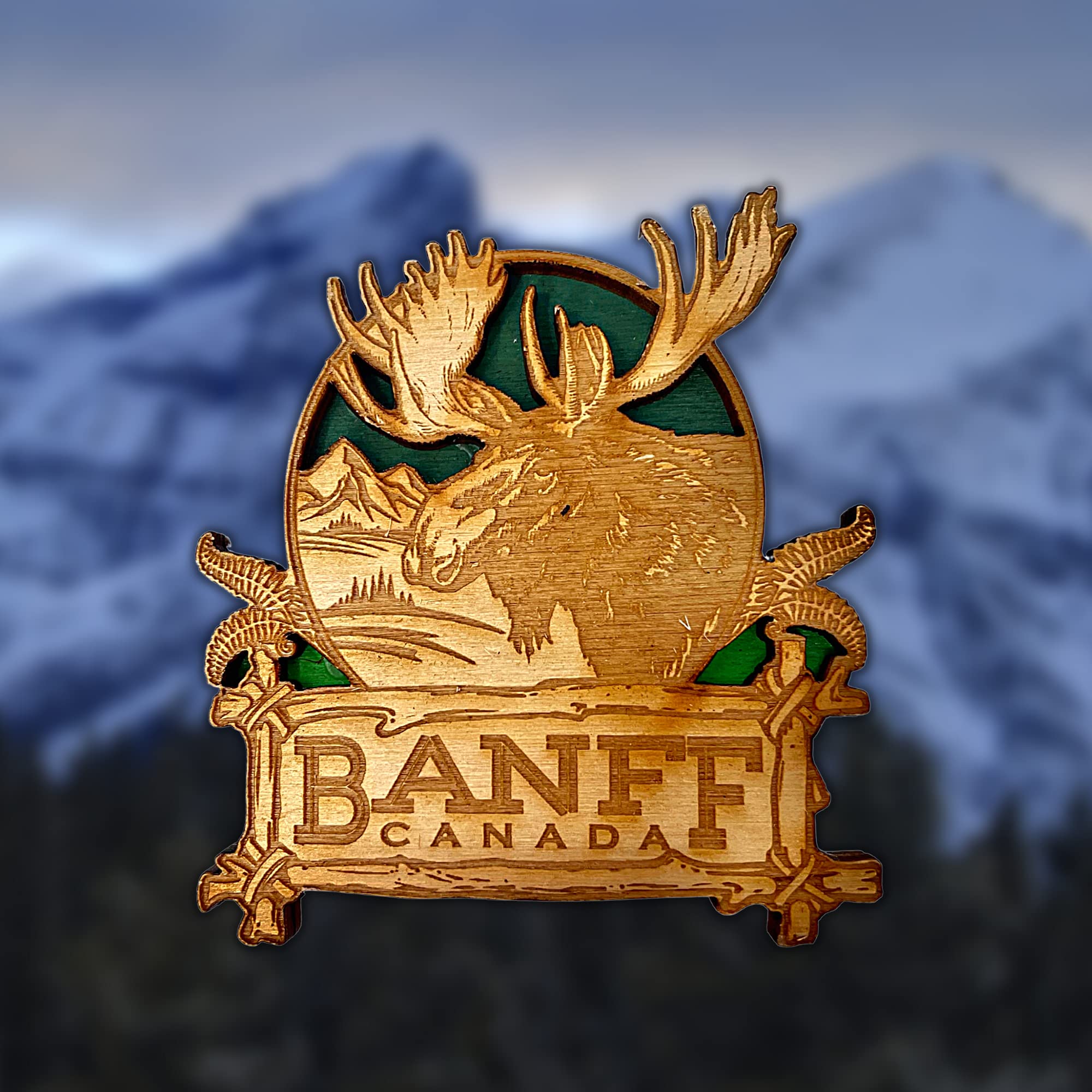 Amazon.co.jp: Banff カナダ国立公園 お土産マグネット カナダ