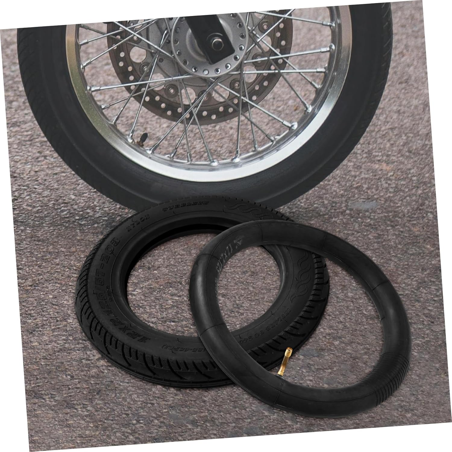 Replacement Tire Set for Electric Scooters Rear Tire Inner Tube Quiet Operation Easy Install