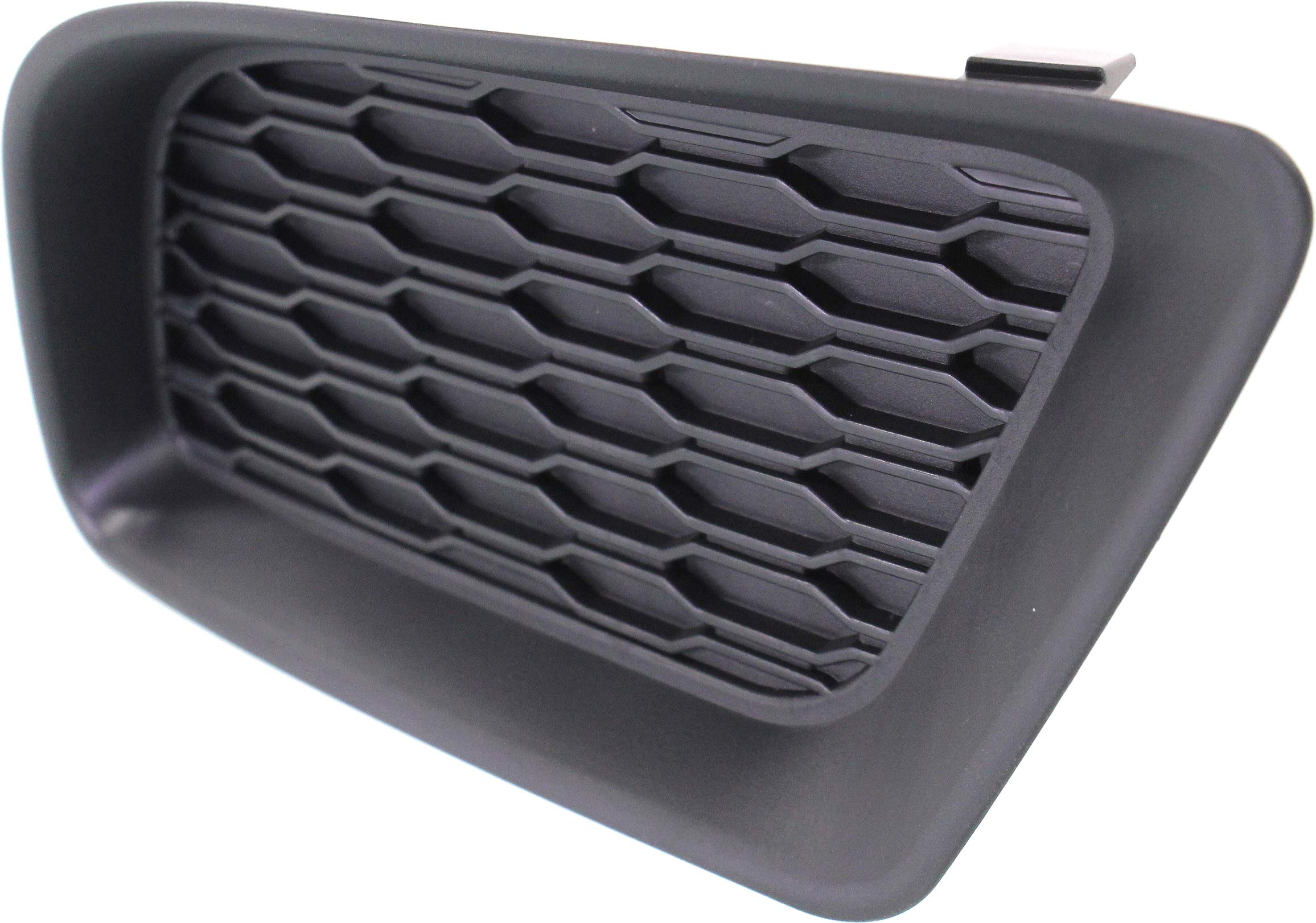 Evan Fischer Fog Light Cover Compatible With 2011-2014 Dodge Charger, Black Front Passenger Side CH1039131