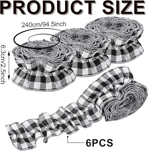 Miniatura 9 de 6 rollos de bordes con volantes para tablón de anuncios para decoración de aula, decoración de granja, decoración de aula, bordes de arpillera,