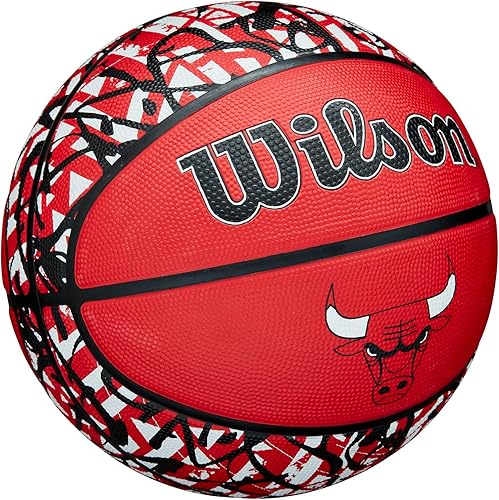 Miniatura 2 de Wilson NBA Team Balones de baloncesto con diseño de grafiti - Talla 7 - 29.5