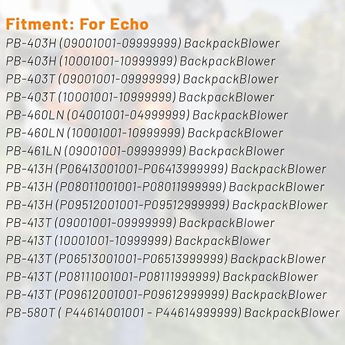 Miniatura 3 de Kit de carburador para Echo PB-413H PB-403T PB413H PB403T PB-580 PB-580T PB-620 PH-250 PH-403T PH-413 PH-580 soplador de mochila para Zama C1M-K77