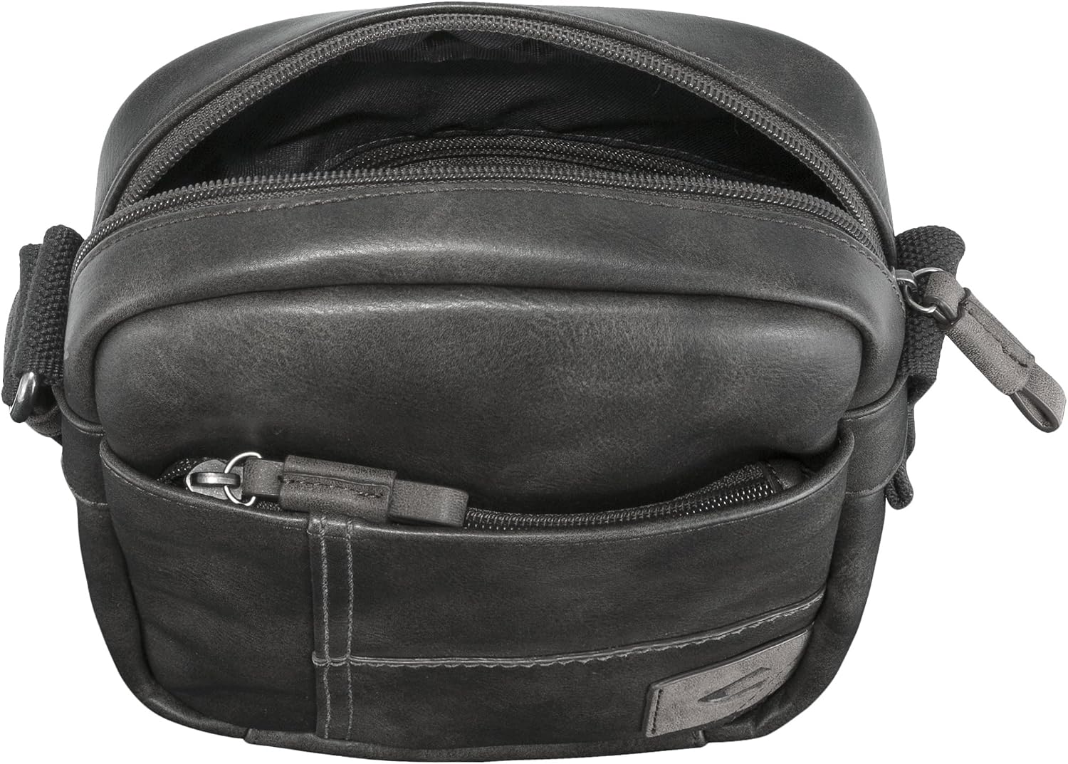 camel active Umhängetasche; 251 Laos Messenger Bag, 23 cm, Black (Schwarz) image 3