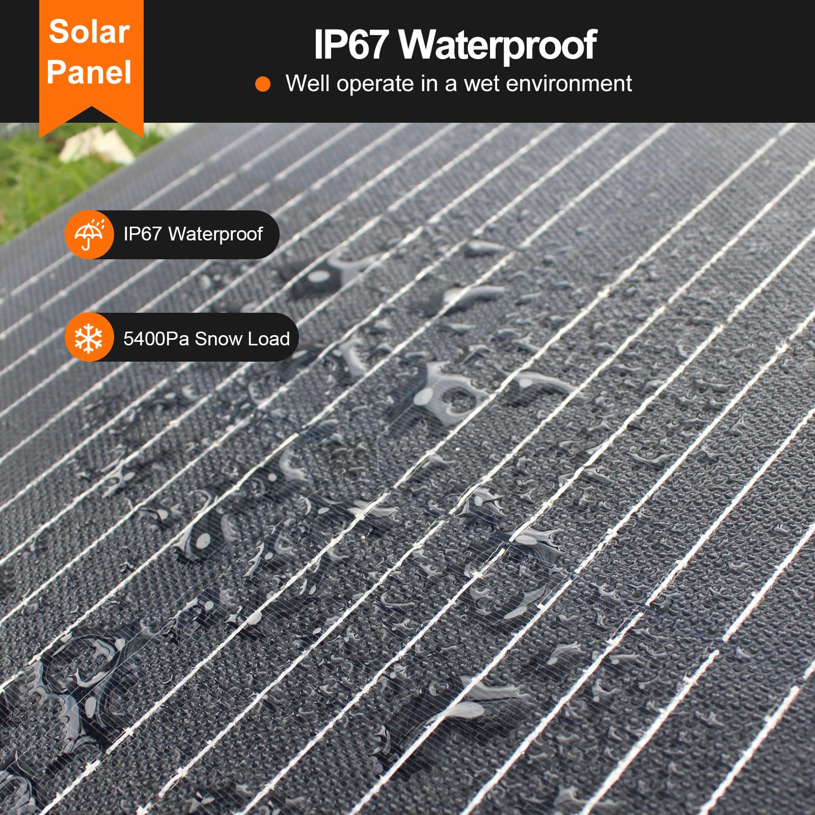 Pannello solare monocristallino flessibile ETFE 100W pannello solare etfe per alimentazione indipendente dalla rete