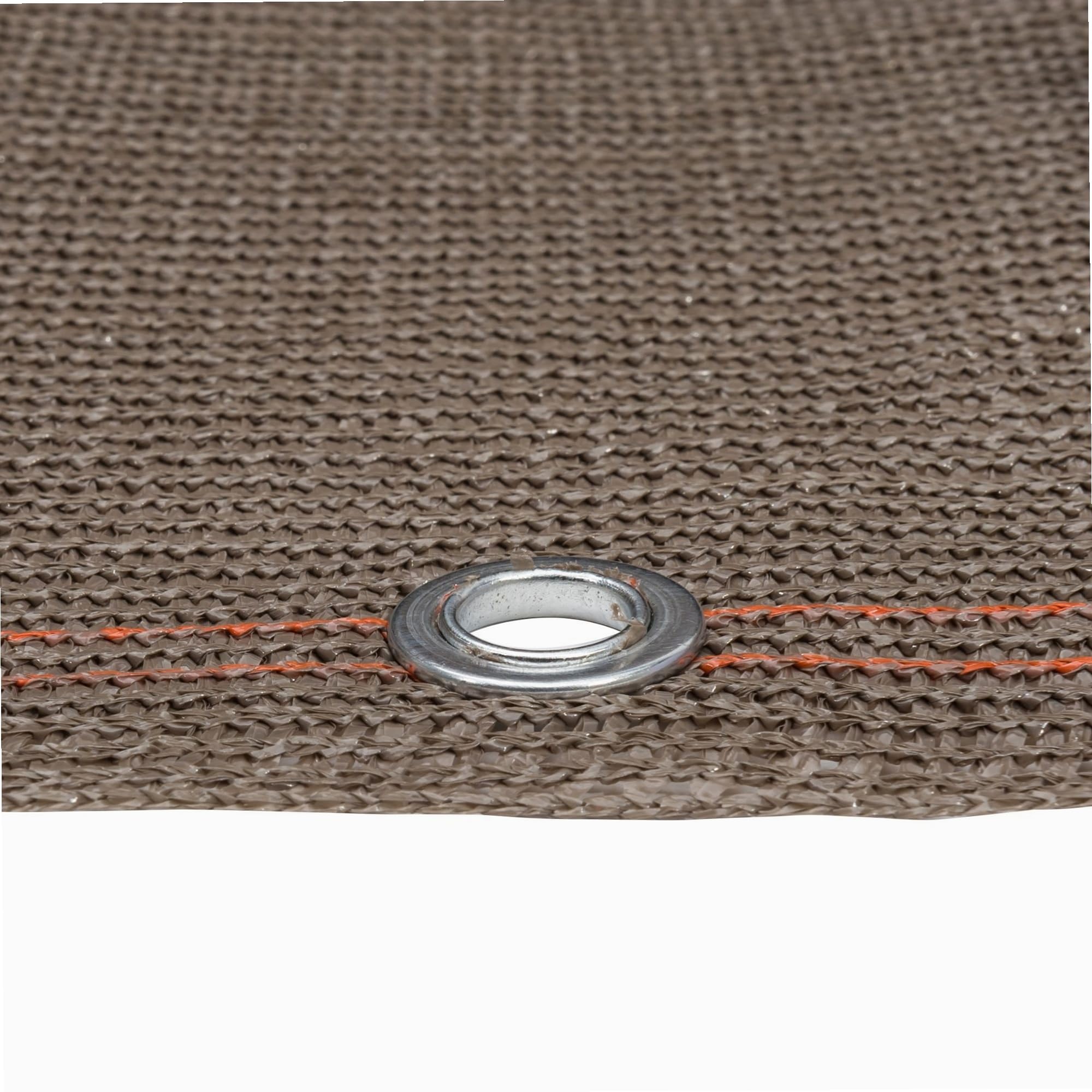 Brise vue jardin - Brise vue occultant - Rouleau Brise vue - WerkaPro 10834 - Brise Vue Renforcé Taupe - Tissage renforcé de 300 gr/m2 - Rouleau de 1,5 m x 10 m - En polyéthylène