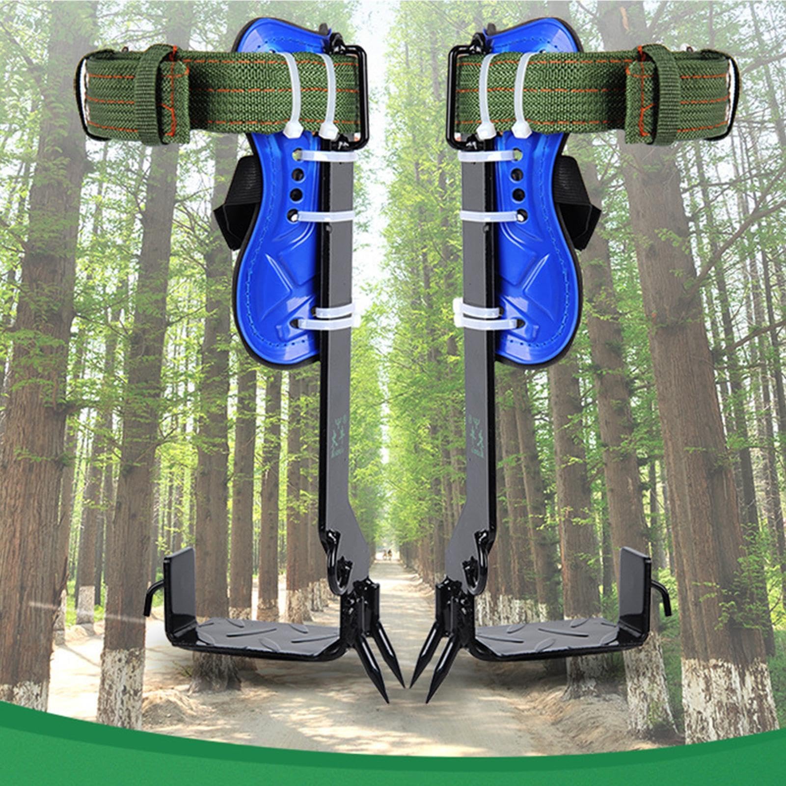 Kit de Picos para Trepar Árboles con Antideslizante, Equipo de Escalada para Postes