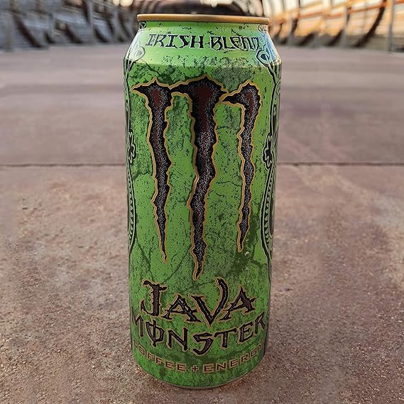 16 Pack - Monster Java Coffee + Energy Irish Blend - 15 Ounce