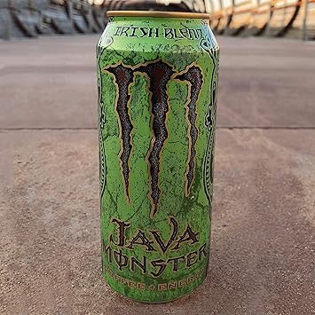 16 Pack - Monster Java Coffee + Energy Irish Blend - 15 Ounce