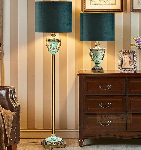 Miniatura 44 de GO&SO Juego de 2 pantallas de lámpara de terciopelo azul oscuro, tamaño mediano de 13 pulgadas superior x 13 pulgadas inferior x 10 pulgadas de alto