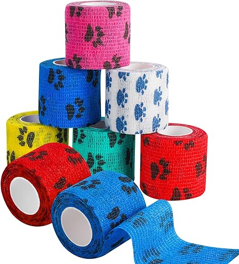 6 Rolls Self Adhesive Bandage Tape Vet Wrap Medical Sport Pet Animals - View #12