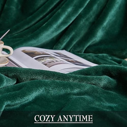 Miniatura 5 de RYB HOME - Manta de vellón suave como terciopelo, térmica y mullida para sofá, cama, sofá cama, viajes o campamentos, tamaño Queen de 90 pulgadas de