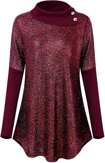 red glitter tops