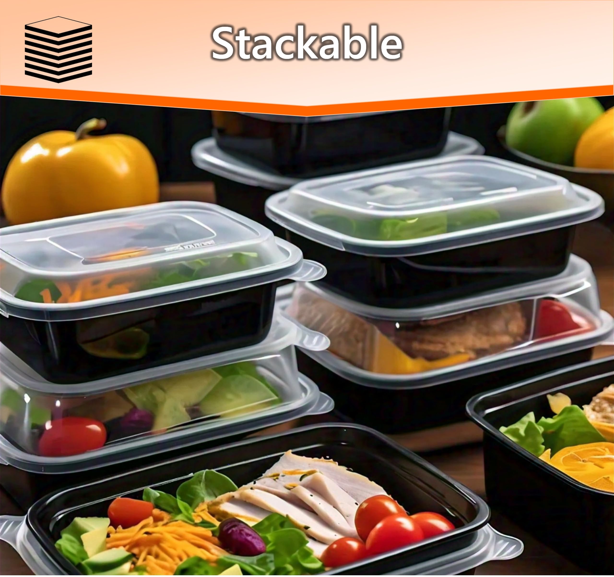 Snapklik.com : Clear Plastic Takeout Containers - Durable And Sturdy ...