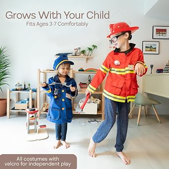 PATHFINDER PANDAS 5-in-1 Kids Dress Up Clothes & Pretend Play Costumes