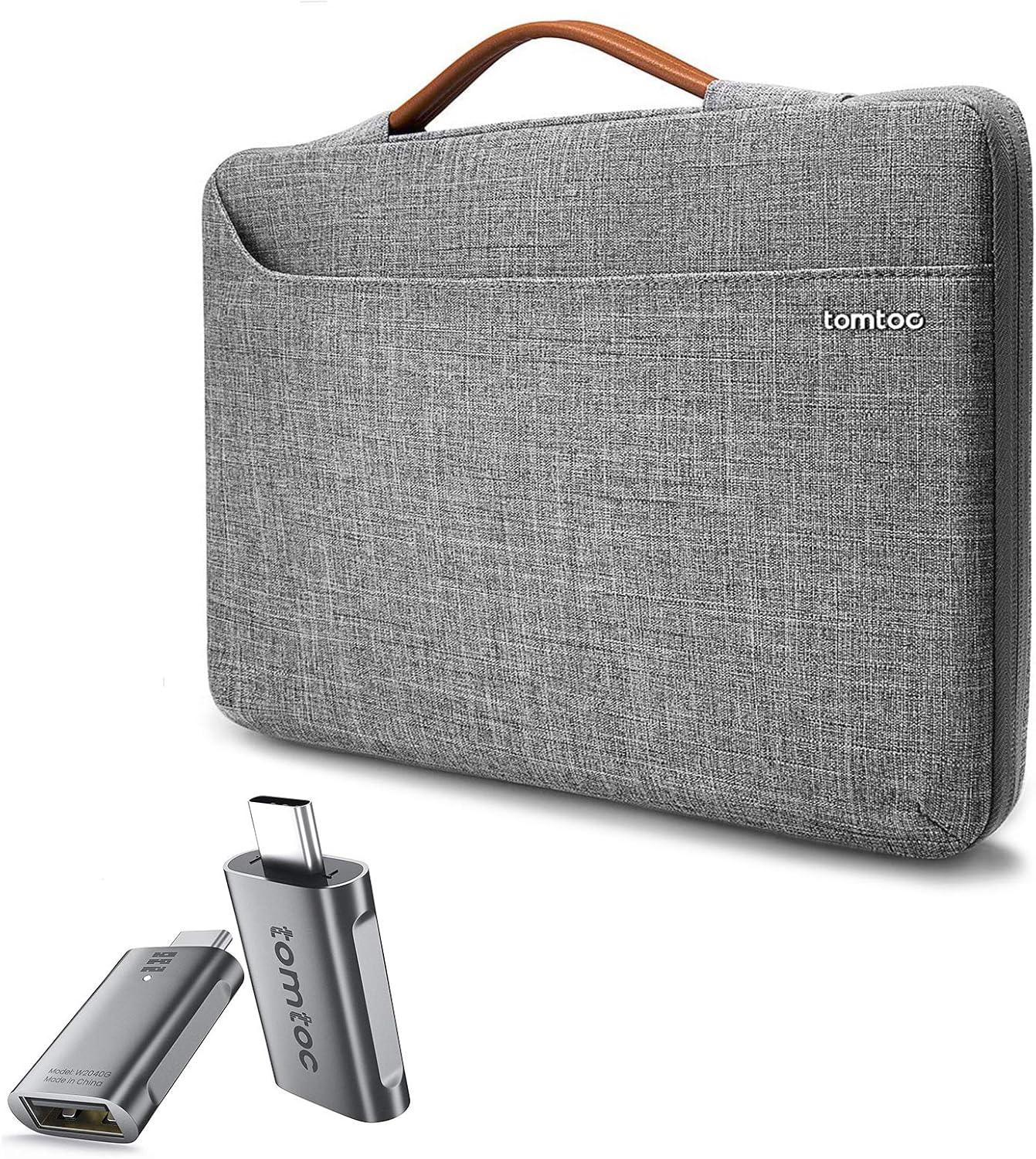 tomtoc 360 Protective Laptop Case with USB C to USB