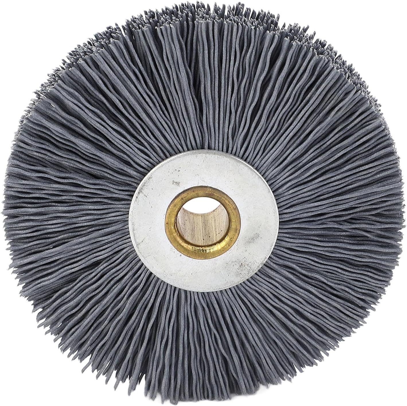 80x20x10mm Key Machine Brush Nylon and Stainless Steel Crimped Wire Wheel Brush for Deburring
