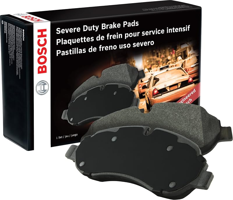 Pastilhas de freio a disco traseiras Bosch BSD1400 semimetálicas para Dodge Ram 2500/3500 – 1 conjunto
