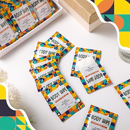 Miniatura 7 de Weewooday 300 toallitas corporales envueltas individualmente para viajes, toallitas de limpieza facial con sabor a aloe, hidratantes, viajes, manos