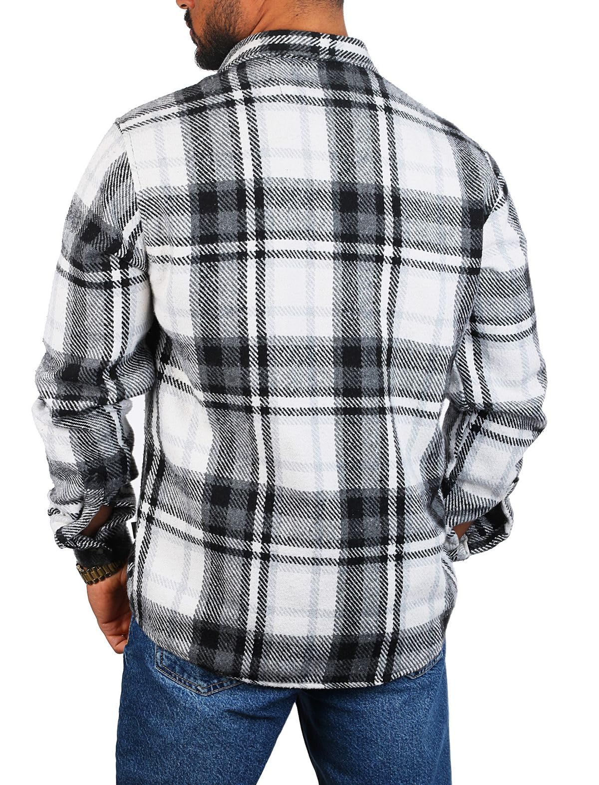 Carisma Herren warmes Flanell Holzfäller Karo Hemd Dicke weiche Qualität Regular fit kariert 8615