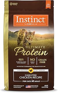 Instinct Ultimate Protein Grain Free Cage Free Chicken Recipe Natural Dry Cat Food, 4 lb. Bag