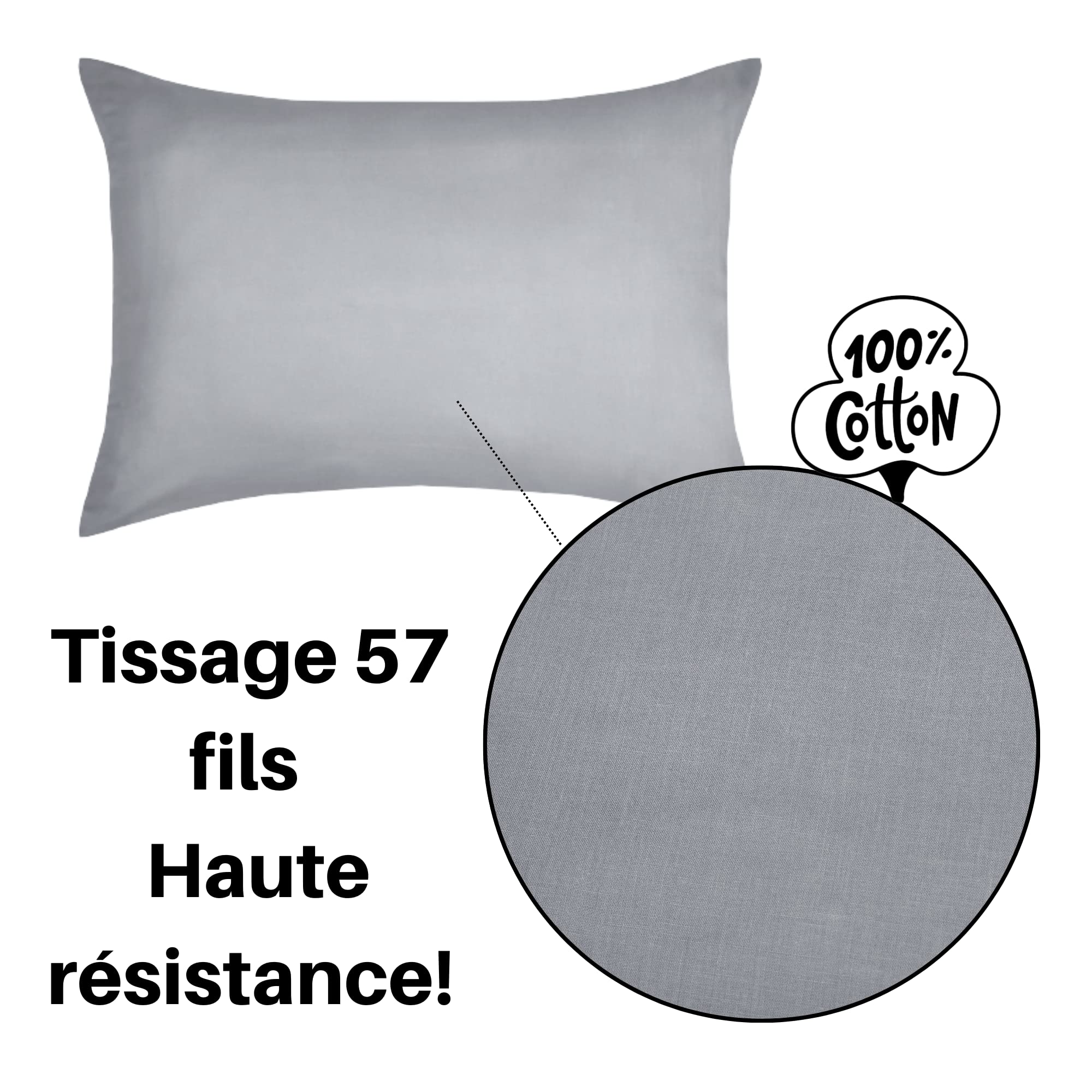 Lovely CASA Eden Kissenbezug 50x70 Cm – Weich, Atmungsaktiv, 100% Baumwolle & Öko-Tex Zertifiziert