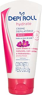 Creme Depilatório Buço Hydrate Floral 50 g, Depiroll