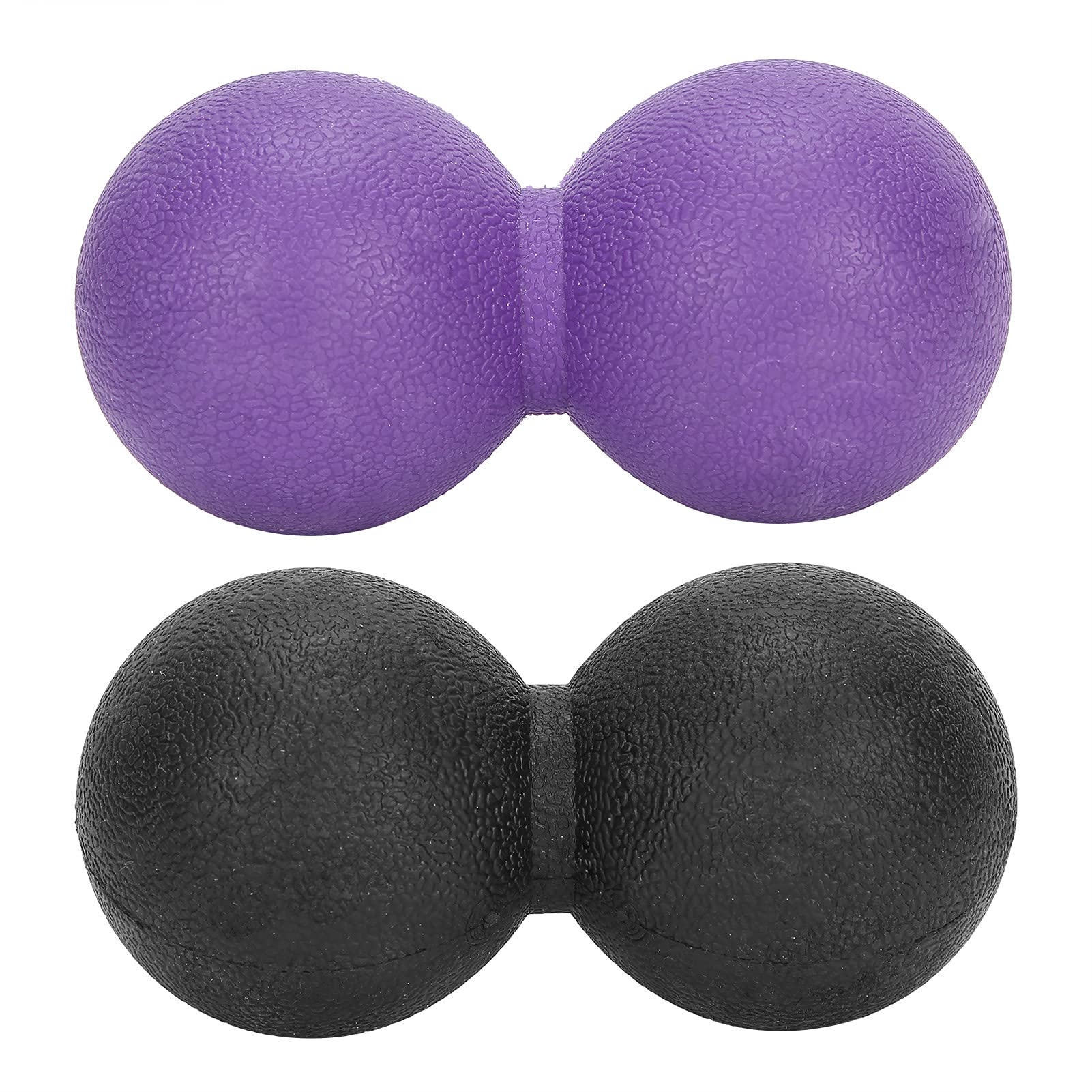 Erdnuss-Massageball Zur Muskelentspannung, Tragbares Silikon-Fitnessgerät für Büroangestellte, 12,1 Cm, 3er-Pack (Lila+Rosarot+Grün)