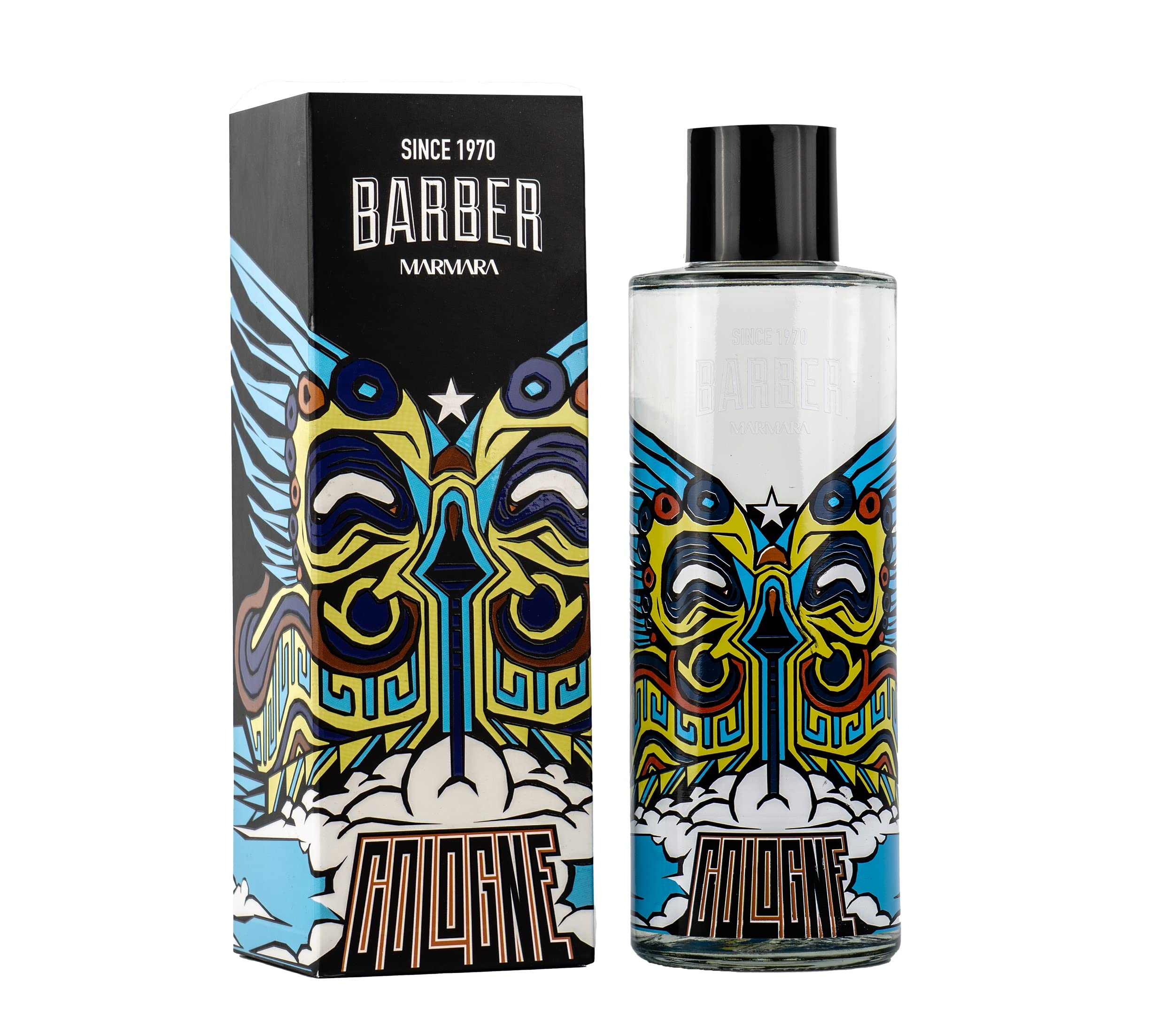 BARBER MARMARA PUERTO RICO Limited Edition Eau de Cologne 500 ml | męska butelka na wodę zapachową | opakowanie na prezent | perfumy męskie | woda po goleniu | kolońska barber | 8% olejków zapachowych