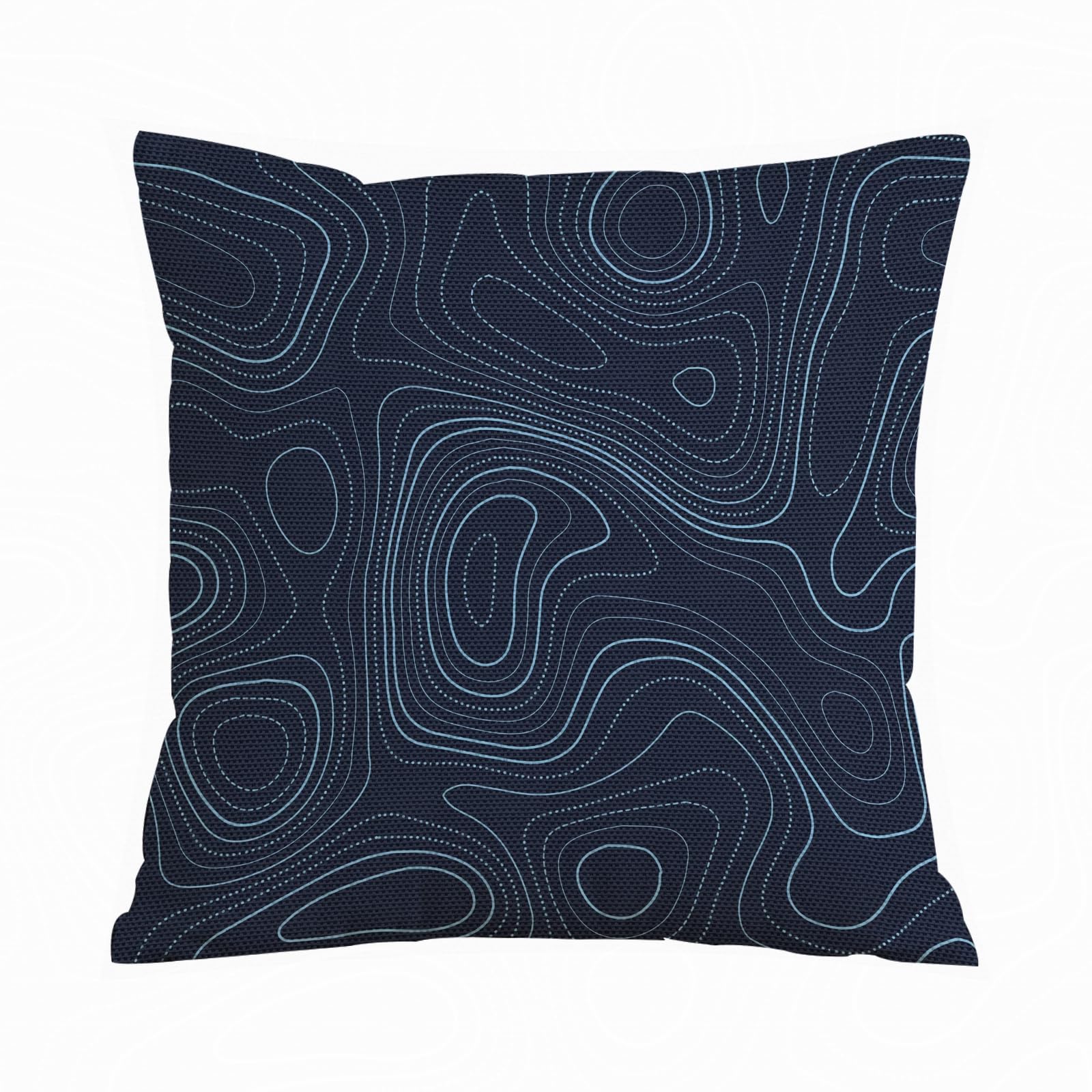 Errtu Topographic Map Contour Lines Background - A6 Throw Pillow Case Pillowcase Square Printed Cushion Cover For Living Room Sofa Couch Bed Car,Topographic Map Contour Lines Background,16X16 In