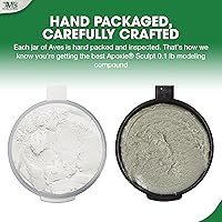 Vista 5 de Aves Apoxie Sculpt - Compuesto de modelado 2 partes (A y B) – 1/10 libra, esculpir para esculpir, modelar, rellenar, reparar, fácil de usar