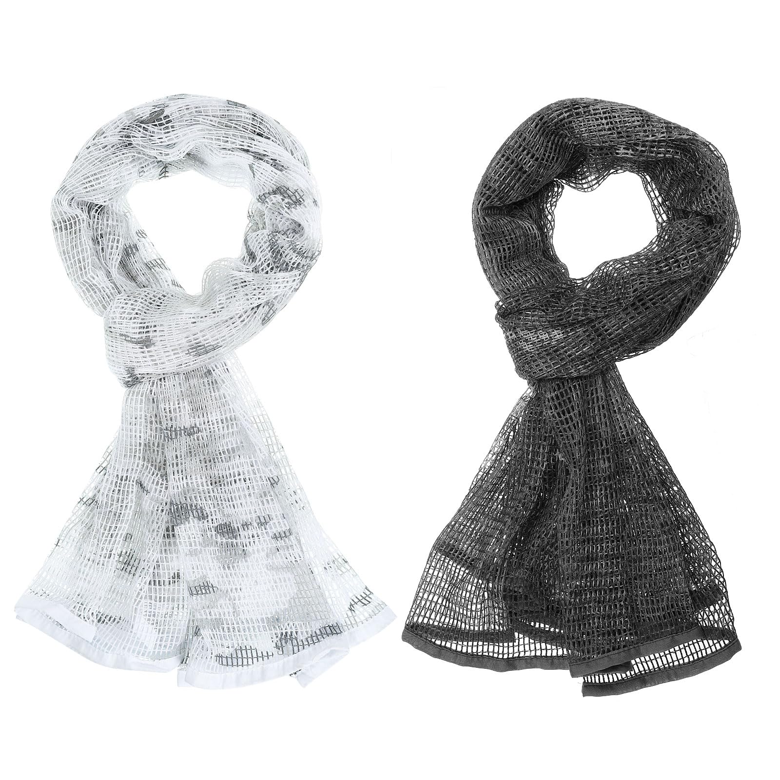 PATIKIL 71"x35" Camouflage Veil Scarf