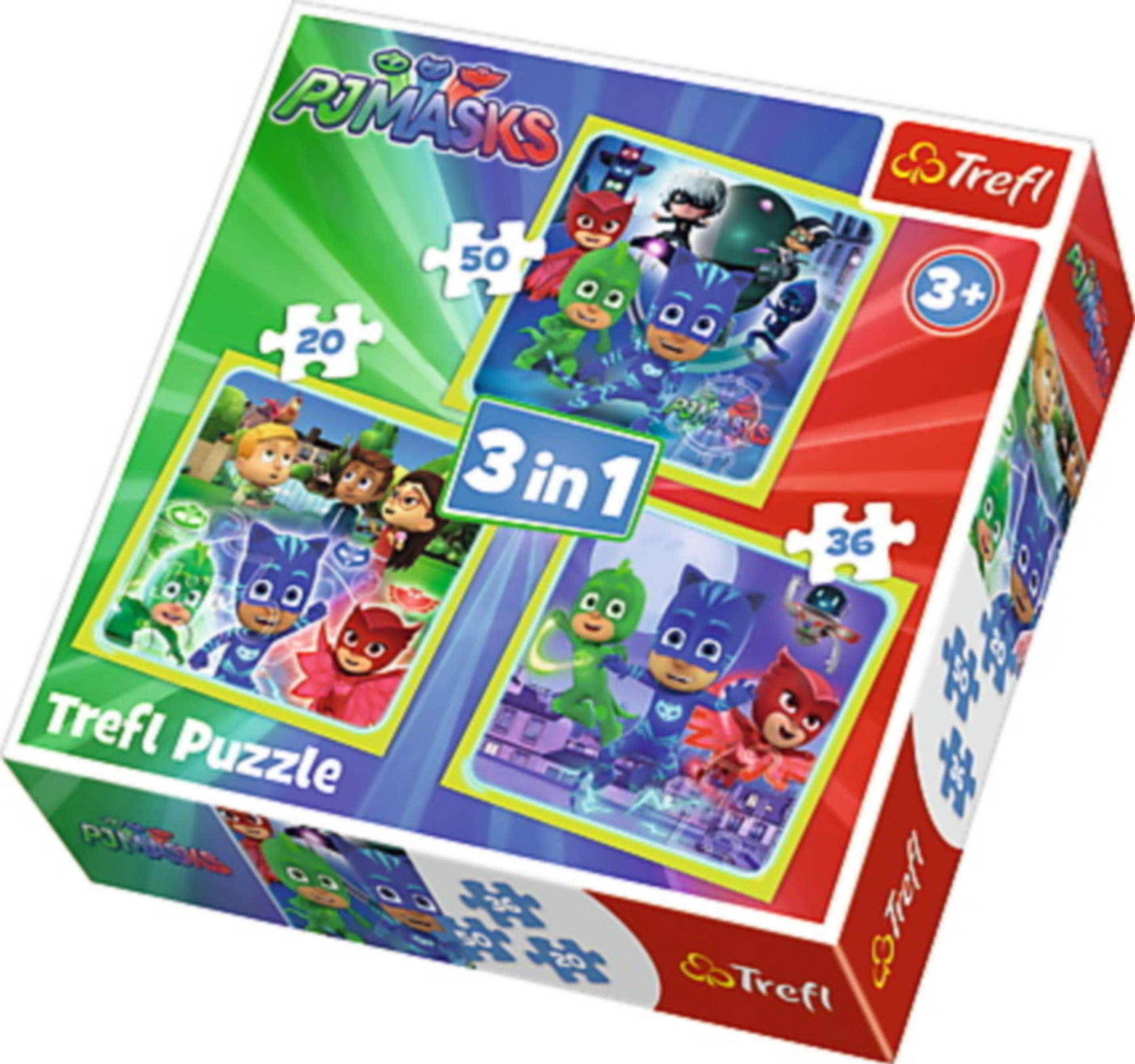 Trefl 3 in 1 Puzzle - Disney Princess (20, 36, 50 pieces