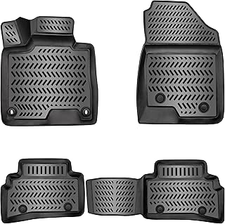 ELMASLINE 3D Rubber Mat Set for Hyundai Tucson 2021-2025, Accessory Floor Mats with High Edge, Does Not Fit in Plug-In Hybrid!