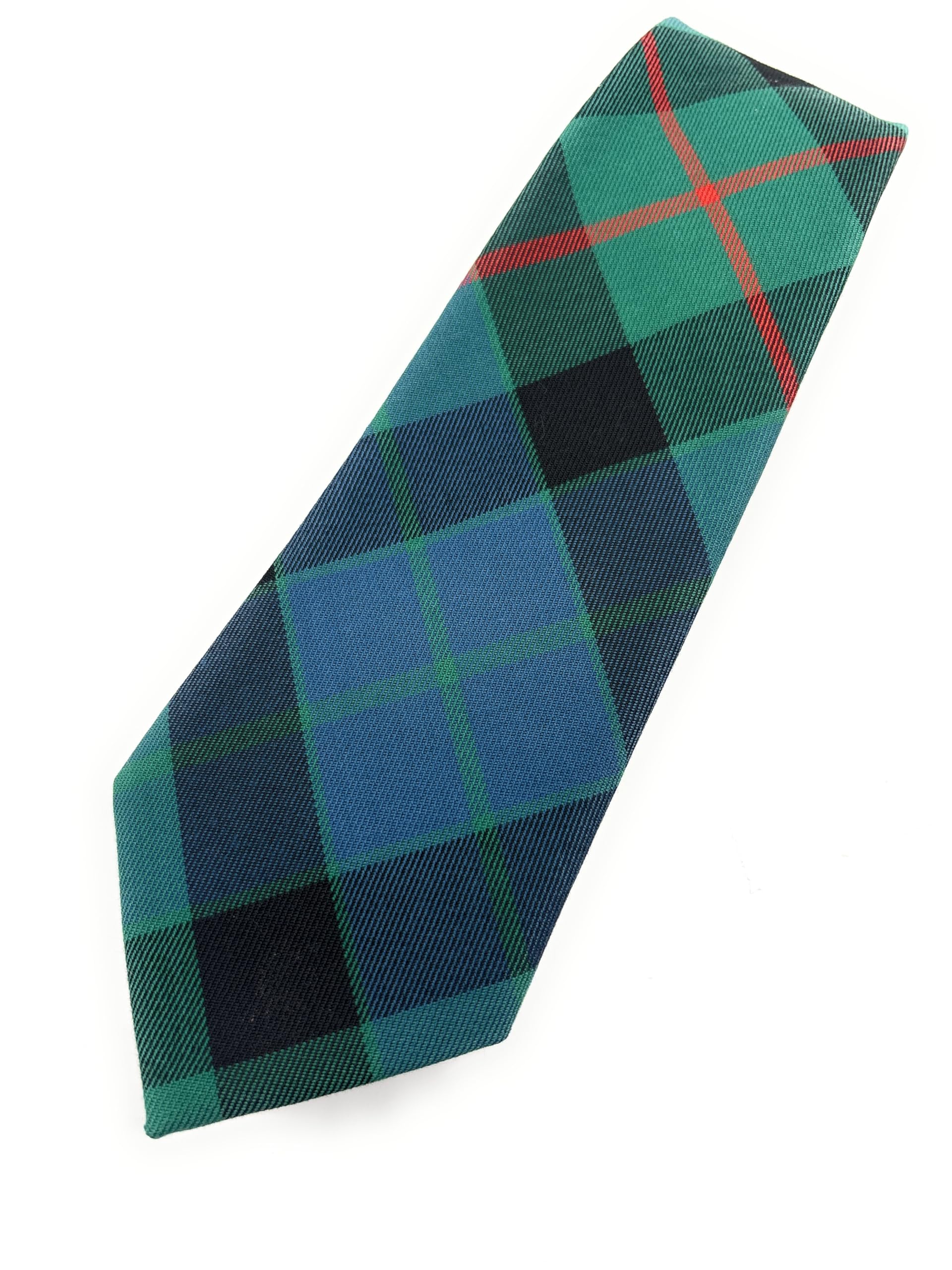 Scottish Essence Gunn Ancient Scottish Tartan Necktie, Traditional Clan Pattern, Made In Scotland, Multiple Tartans Available (Gunn Ancient)