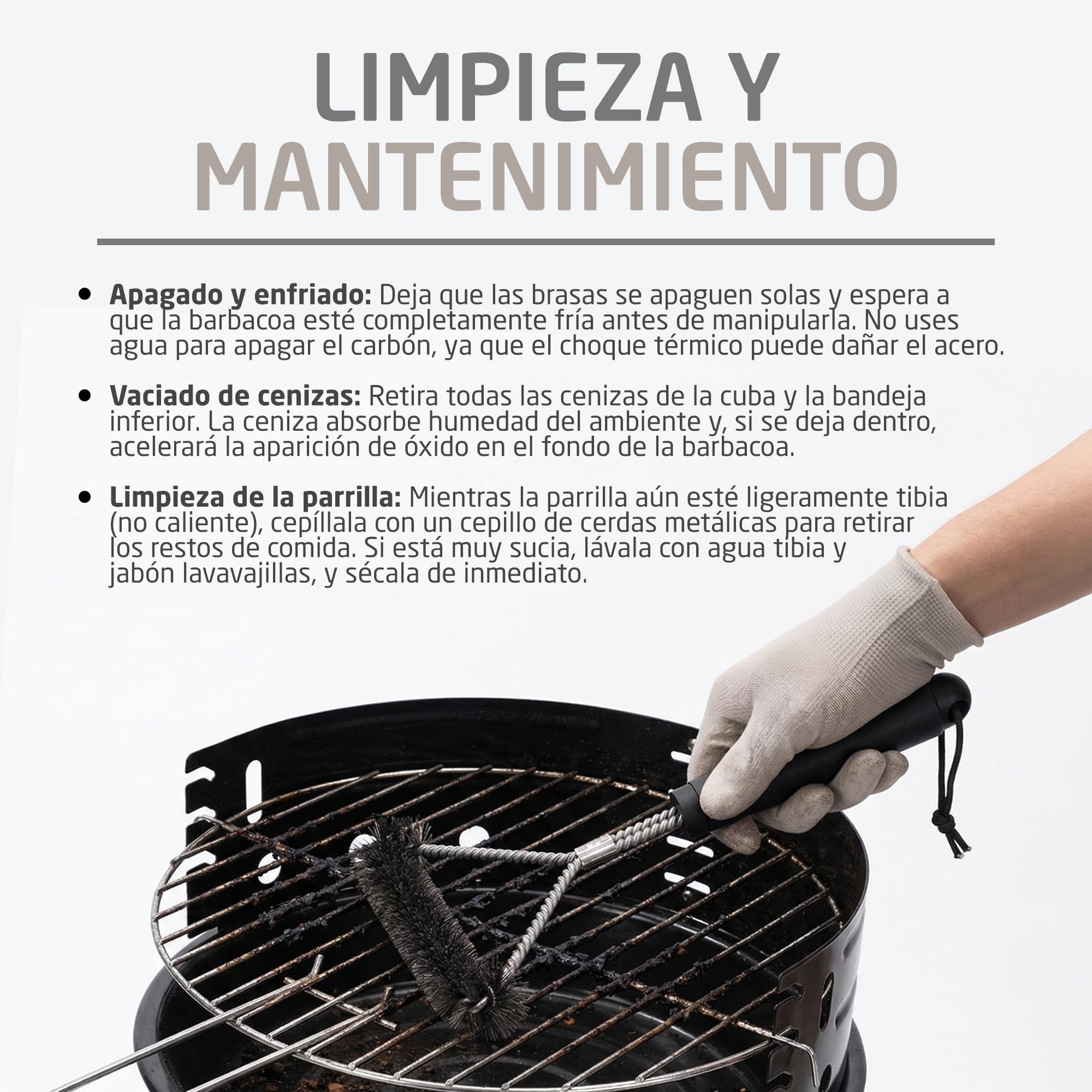 Amig - Barbacoa de carbón - 33 x 35 x 56 cm - Negro - Fabricado en Acero - Jardín y patio - para terraza y balcón con tamaño ajustado a espacios pequeños uso práctico y mantenimiento fácil. Mod. AZKAR