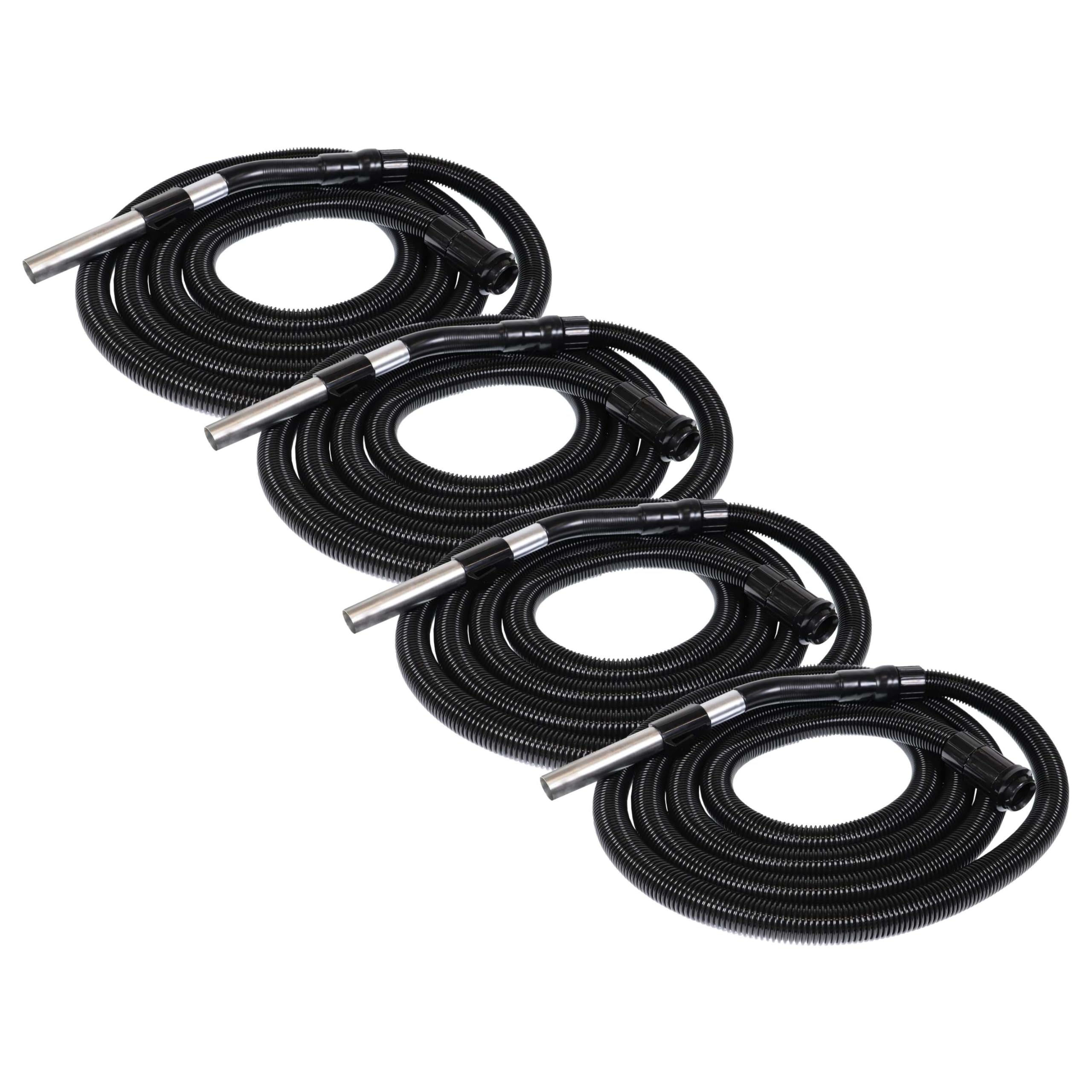 vhbw 4x tubo di ricambio flessibile sostituisce Nilfisk 140 2782 000 per aspirapolvere - 5 m, impugnatura, ø 32mm