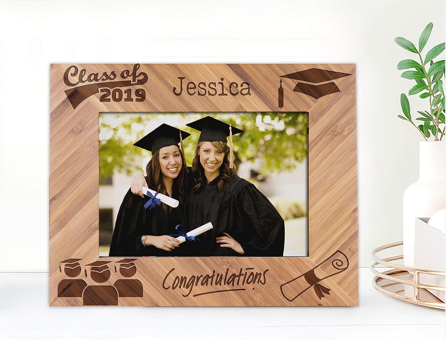 Class of 2019 Picture Frame, Personalized Graduation Picture Frame Personalized Graduation Gift Graduation Photo Graduation Present Gift for grad, Size 4X6 Frame
