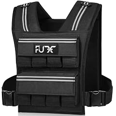 FUFF Adjustable Weighted Vest Men 20 30 40 LB Weight Vest for Strength Trainin Workout Vest Woman with