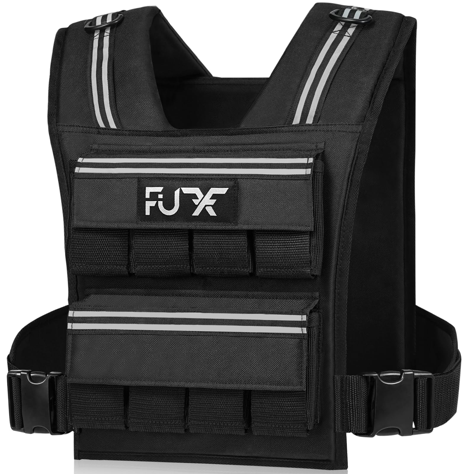 FUFF Adjustable Weighted Vest Men 20 30 40 LB Weight Vest for Strength Trainin Workout Vest Woman with