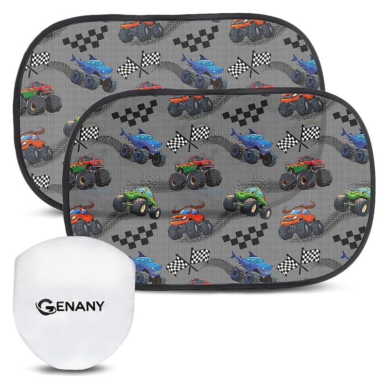 Protetor Solar para Janela Lateral de Caminhão e Carro GENANY 53,3 x 35,6 cm, Kit com 2 peças